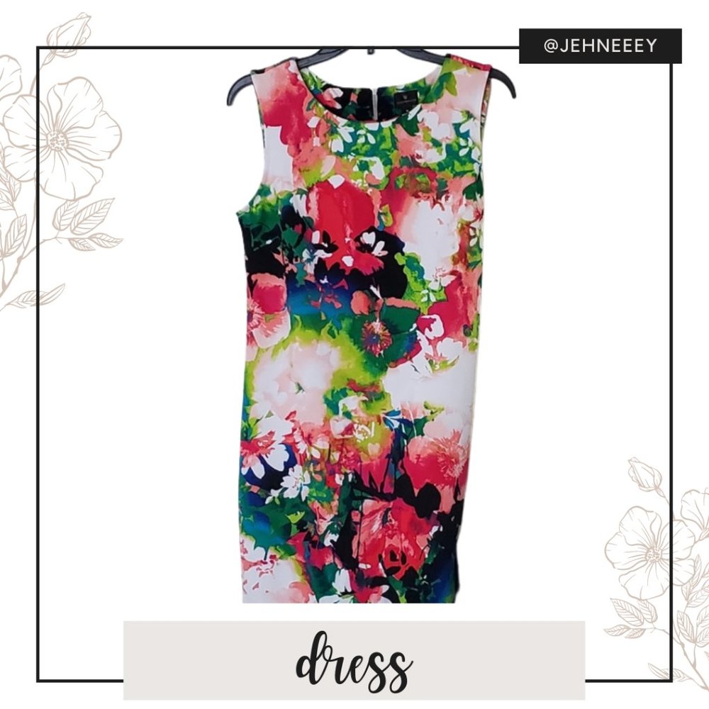 Worthington Sleeveless Floral Dress